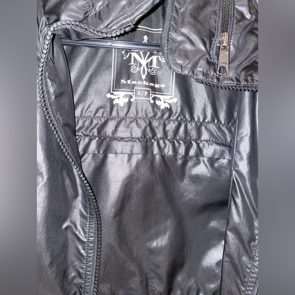 Worn once💜 Mackage rain jacket 🖤 - Picture 3 of 5
